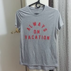 Zoe + Live "L" Grey T-shirt